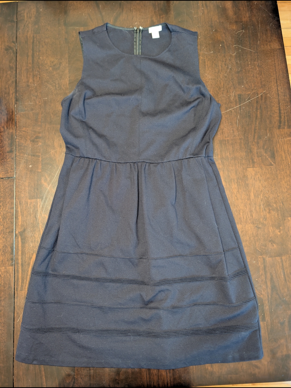 J. Crew Navy Sleeveless Midi Dress